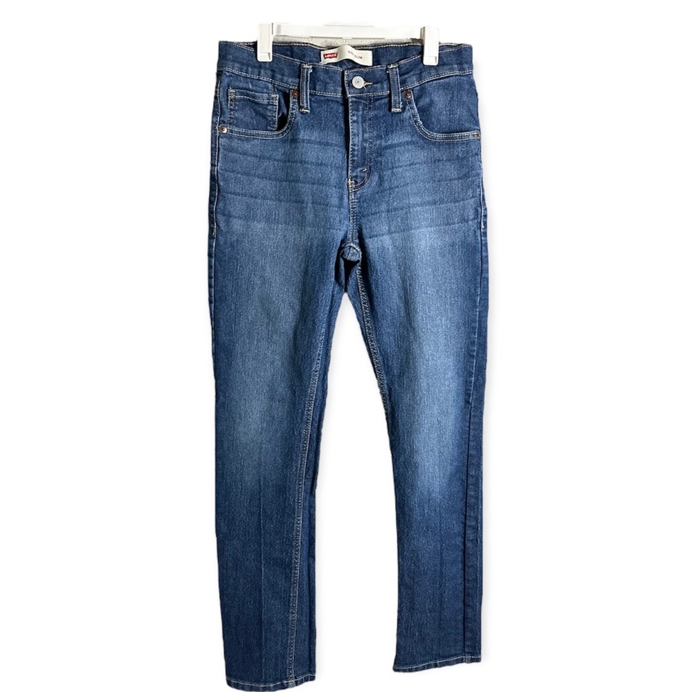 LEVIS 511 Slim Jeans Size 16 Reg 28x28 Denim Dark Wash Performance Slim
